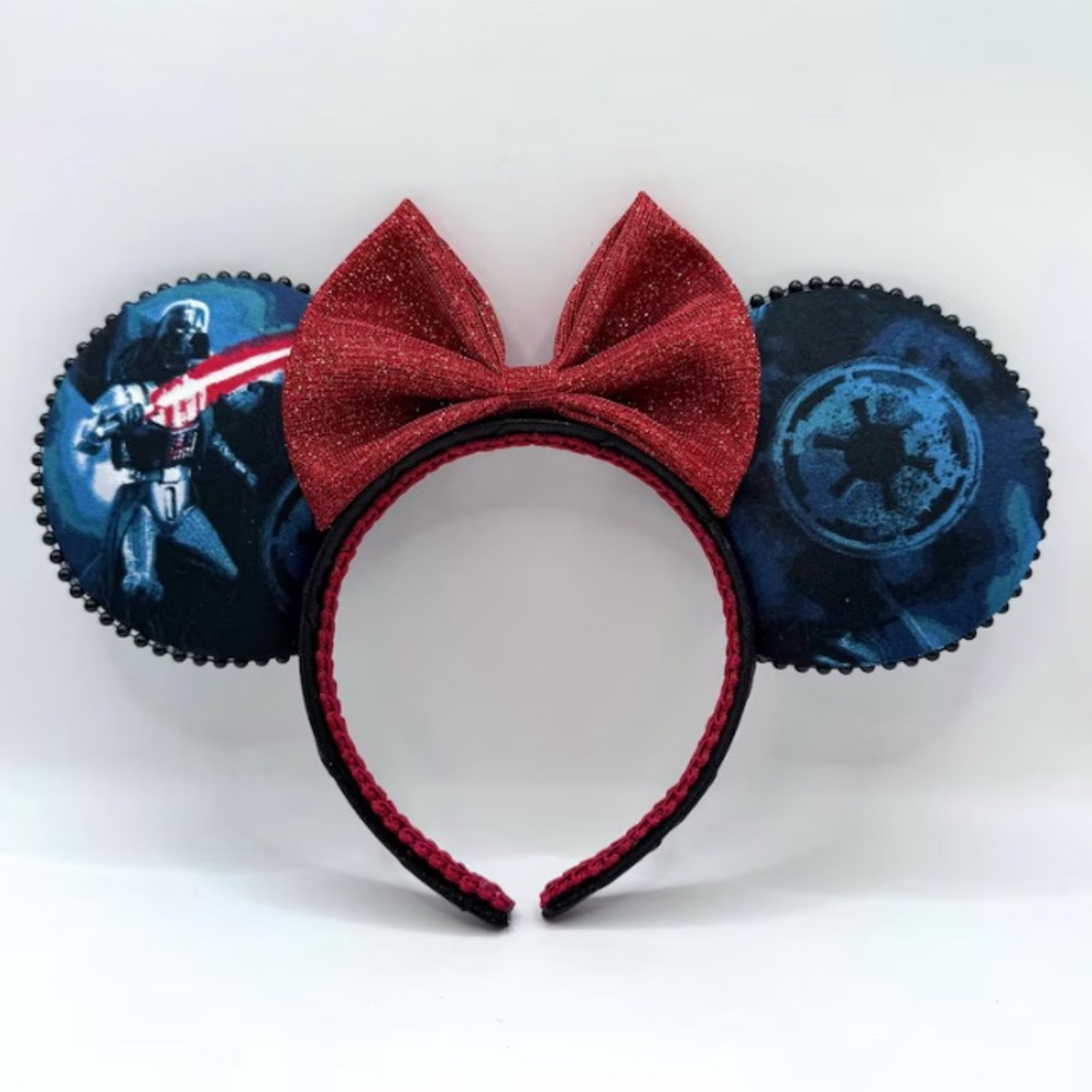 Disney / Star Wars handcrafted Darth Vader Minnie Ears - Picture 1 of 3